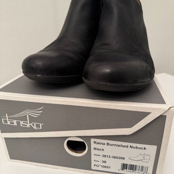 Dansko Raina Burnished Nubuck Heels, Size 7.5 - Picture 8 of 8